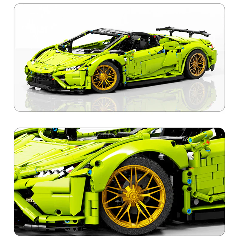 LIMITED EDITION HURACAN PERFORMANTE | 3557PCS - Ultimate Supercar Brick Model Kit