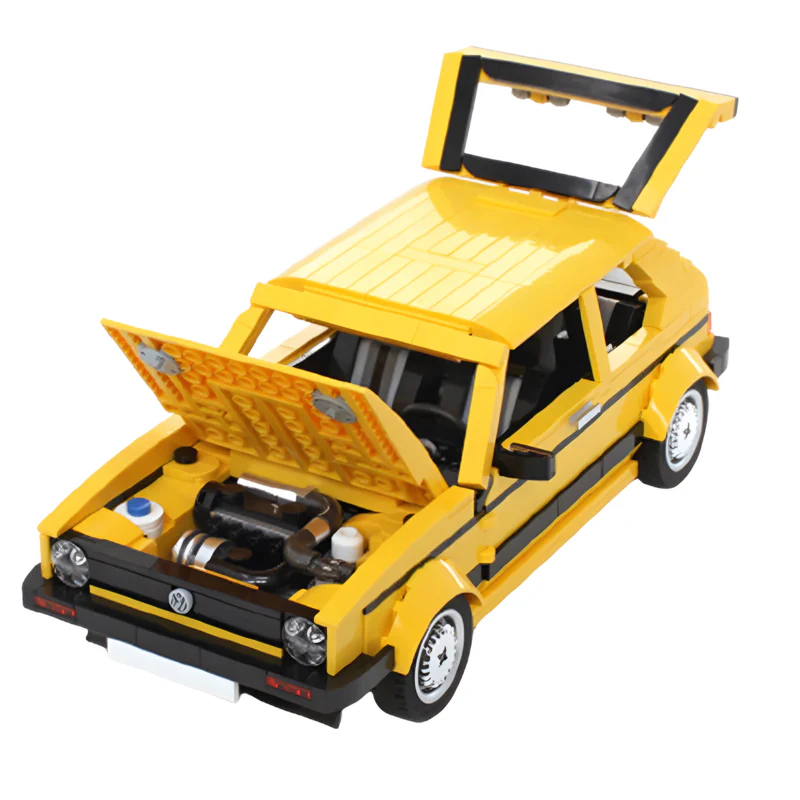 VW GOLF GTI (1983) - 1390PCS Building Block Car