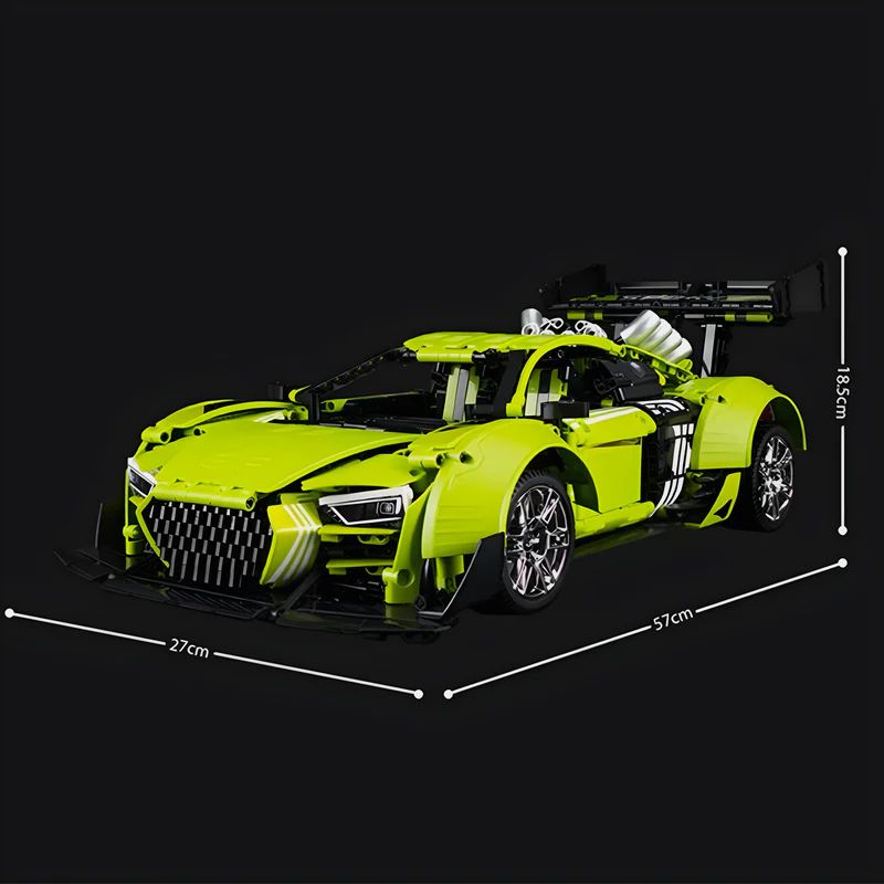 THE V10 TRACK WEAPON - 2640PCS - Technic-Compatible Car
