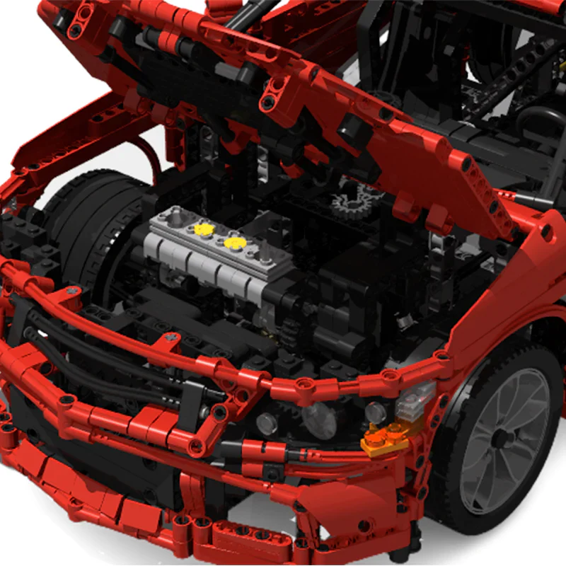 THE ICONIC EVO 9 - 2300PCS Brick Car Model Kit