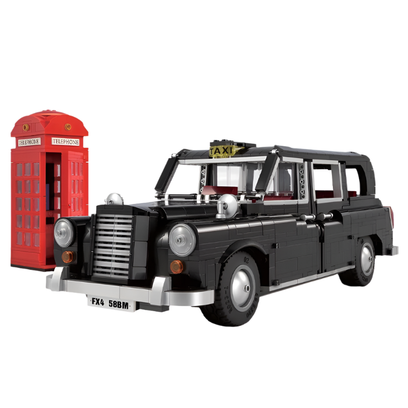 REMOTE CONTROLLED LONDON TAXI | 1870PCS Building Block Car