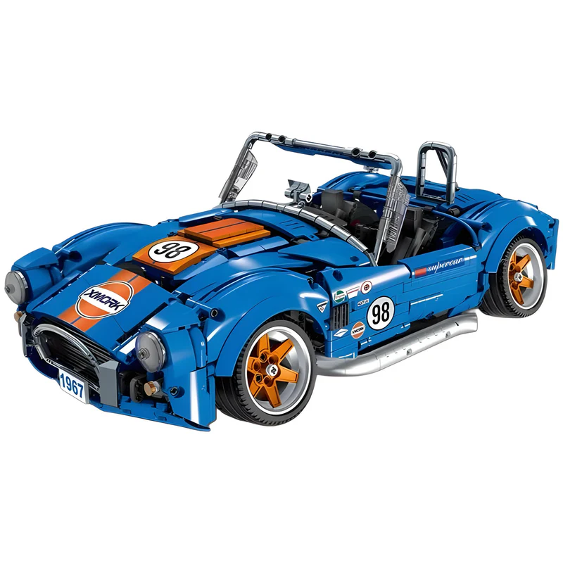 SLAMMED AMERICAN MUSCLE CAR | 1817PCS Building Block Car