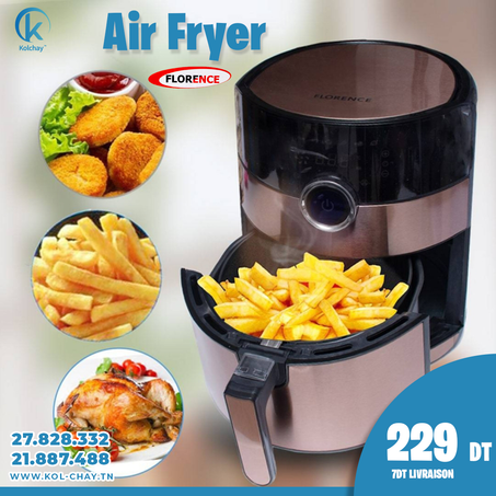 Air FryerFriteuse à Air 4 Litres 1400W - Florence AG32