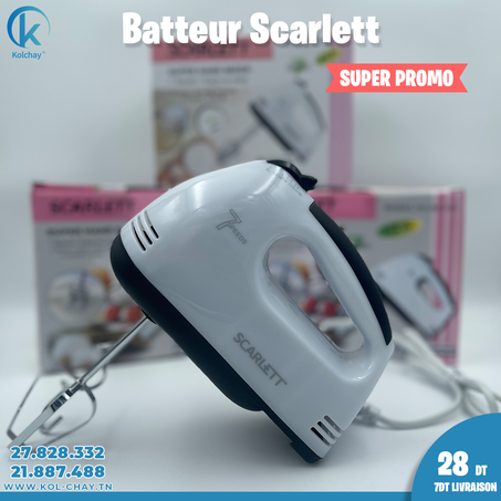 Batteur Scarlett 7 Vitesses