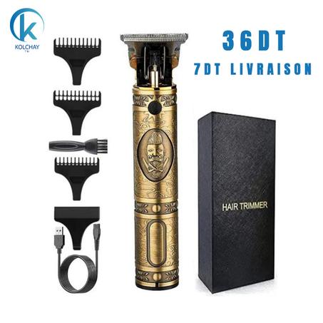 Tondeuse Électrique Barbe et Cheveux Rechargeable