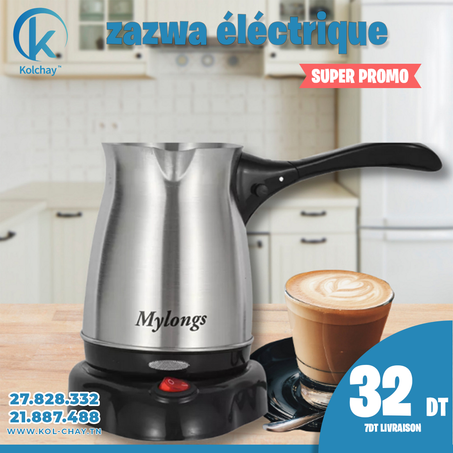 Cafetière à Café Turc MyLongs 500 ml - 600W Inox