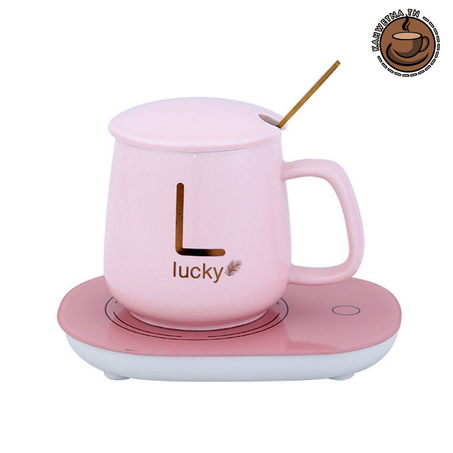 فنجان سيراميك بقاعدة تسخين ذكية