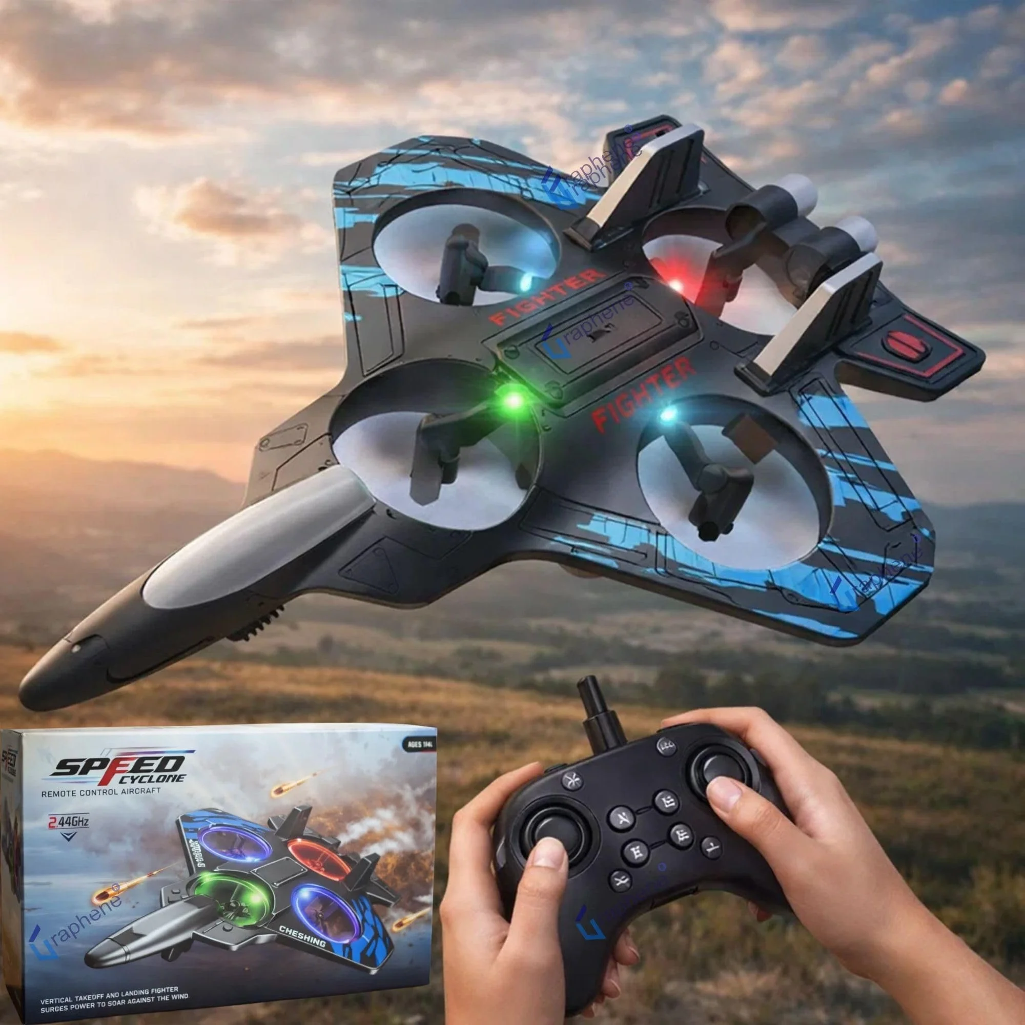 Fighter Drone – تجربة طيران حقيقية للأطفال والكبار