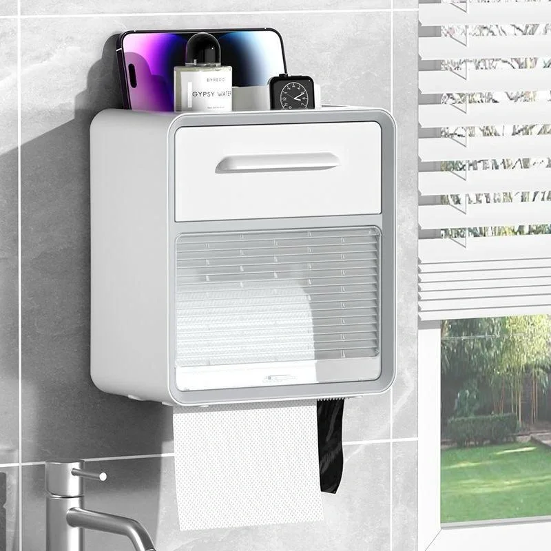 علبة ورق التواليت جداريّة بتصميم عصري وعملي