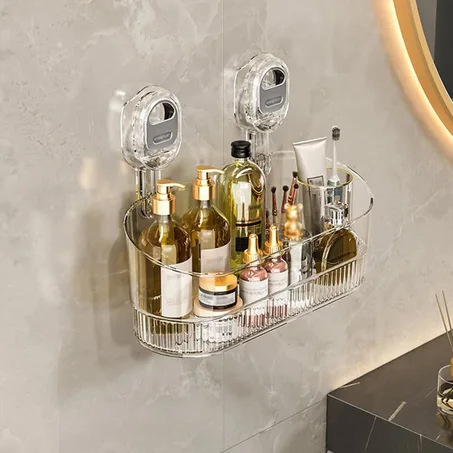 رفّ تخزين الحمّام العملي ترتيب ذكي وتوفير فالمساحة