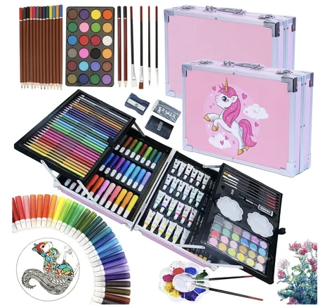 علبة الرسم المتكاملة للأطفال – لعب، إبداع وتعلّم فحقيبة وحدة