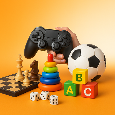 الألعاب والمنتجات الترفيهية