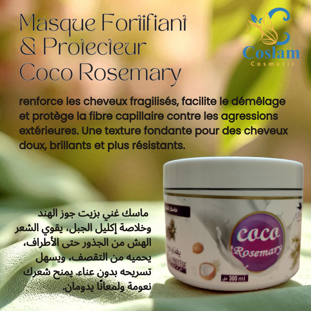 COCO ROSEMARY – Masque Fortifiant & Protecteur