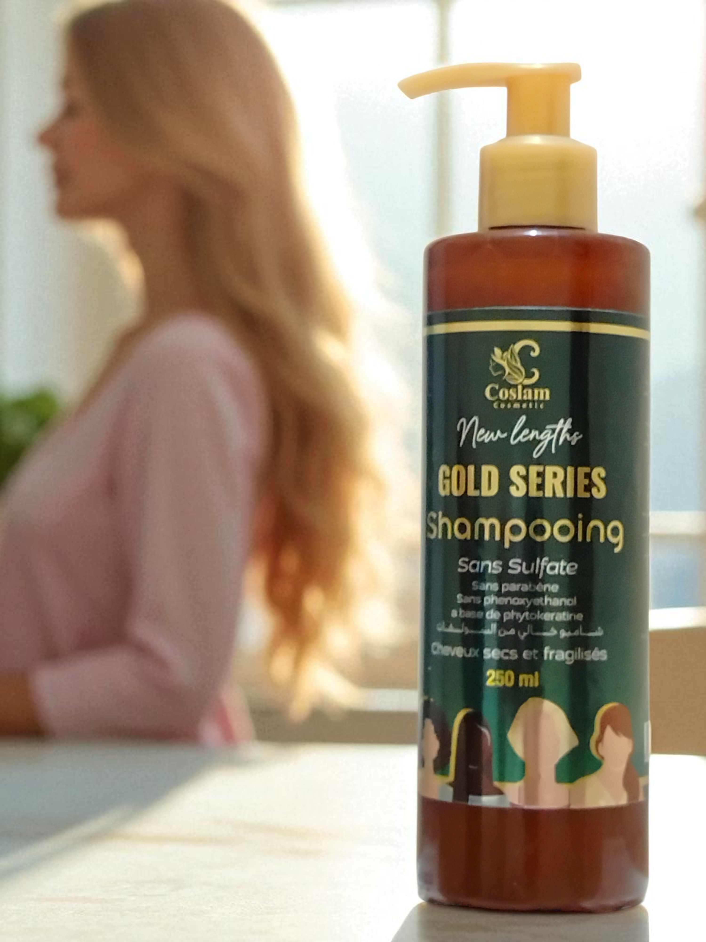 GOLD SERIES – Shampooing Réparateur Sans Sulfate