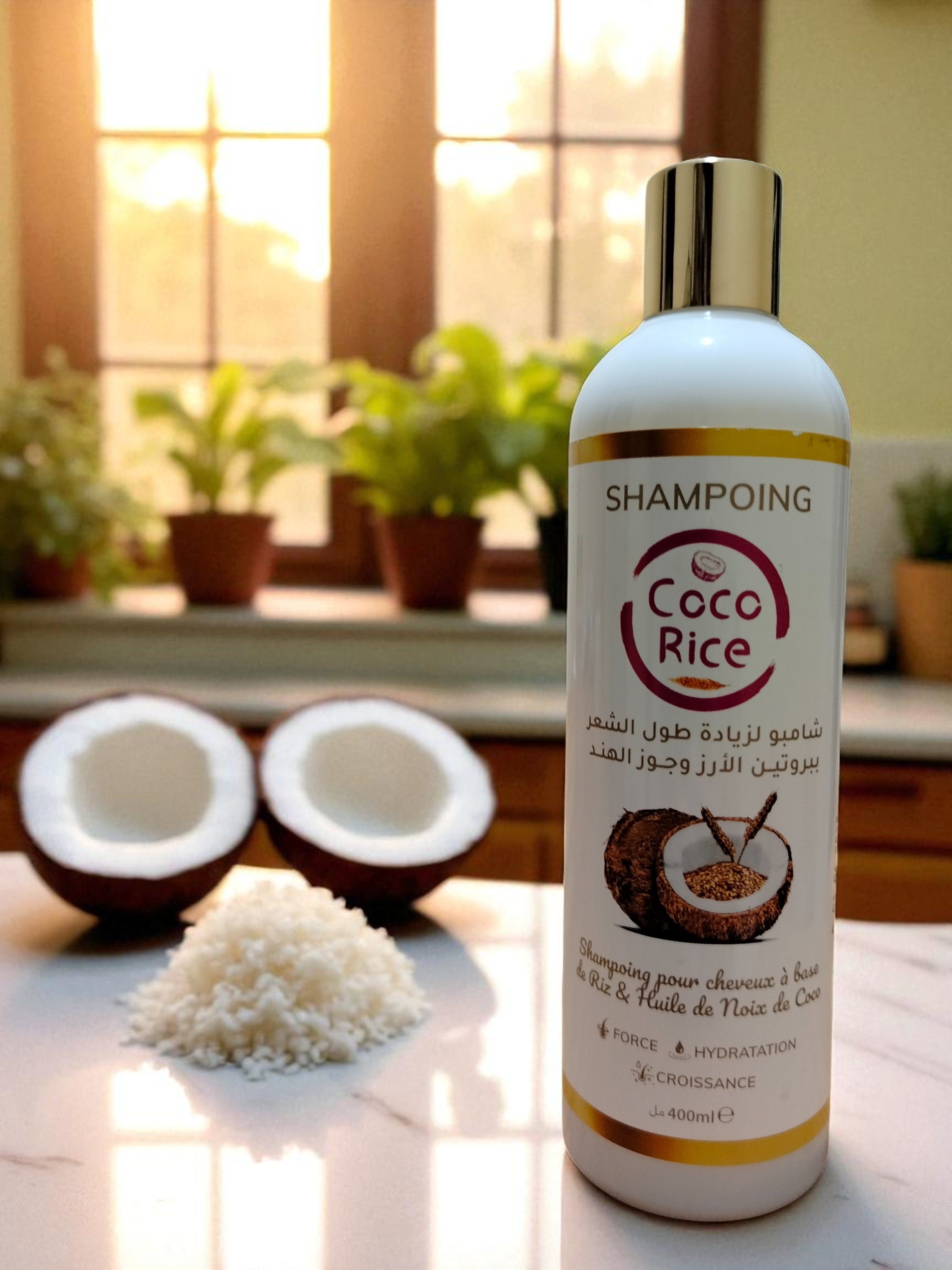 COCO RICE - Shampooing Riz & Noix de Coco