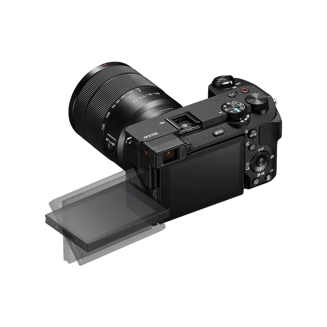 Sony Alpha a6700 26MP APS-C Camera with AI Autofocus and 18-135mm Lens