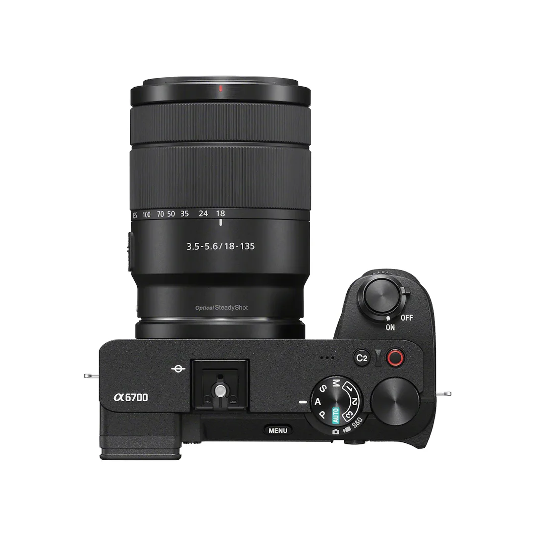 Sony Alpha a6700 26MP APS-C Camera with AI Autofocus and 18-135mm Lens