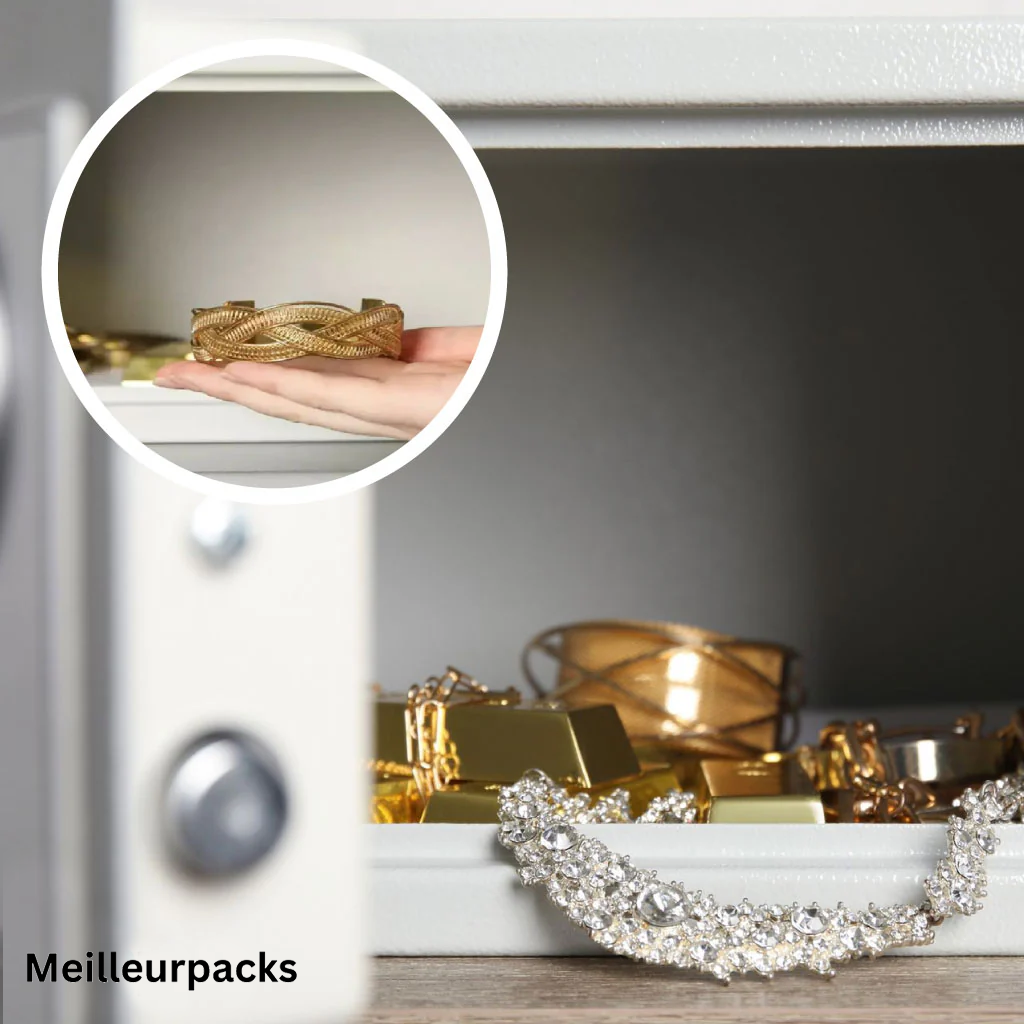 Coffre-Fort Électronique avec Double Ouverture – Code Digital + Clés de Secours