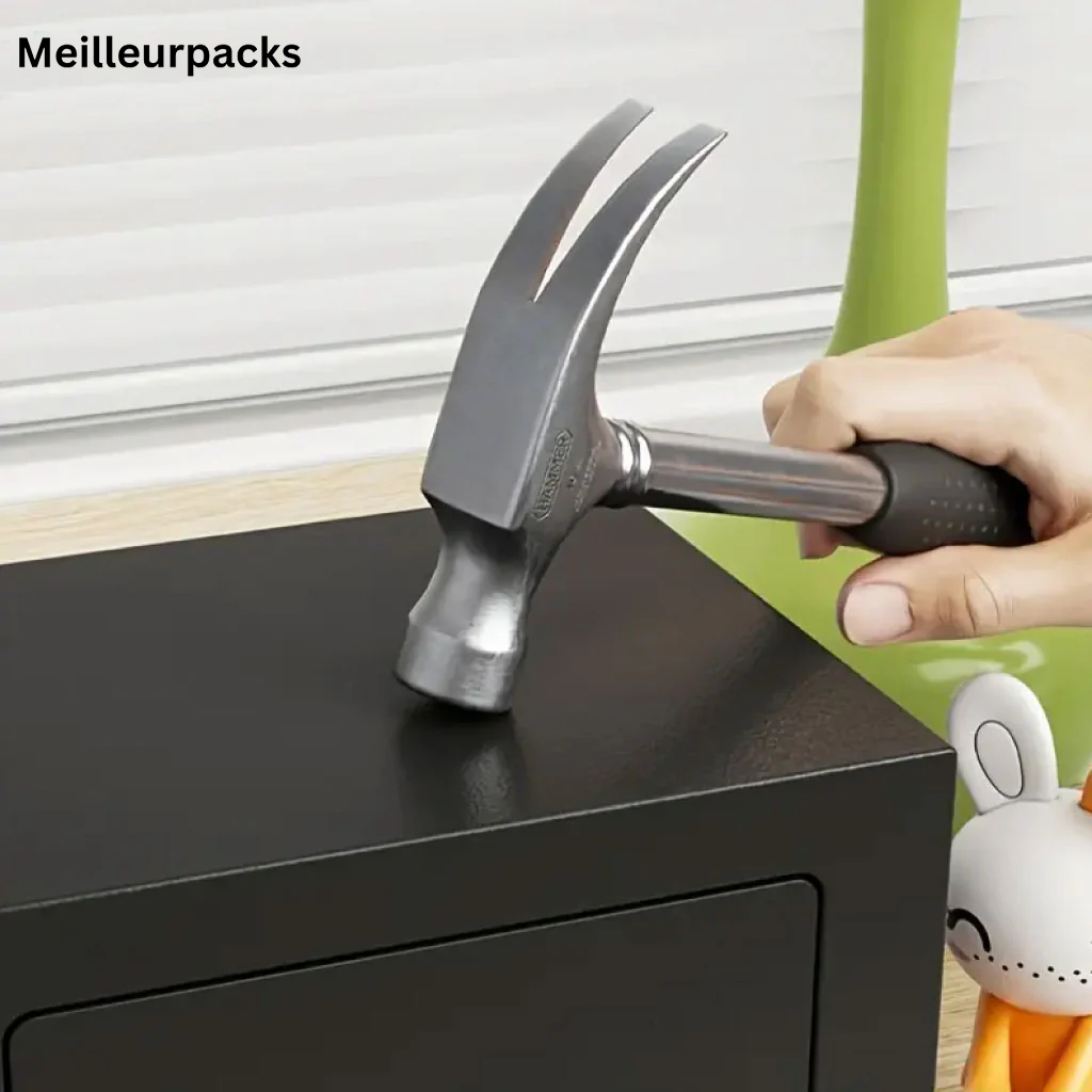 Coffre-Fort Électronique avec Double Ouverture – Code Digital + Clés de Secours