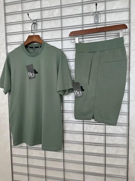 Ensemble ADD homme avec short Vert Kaki modèle 2025 qualité premium