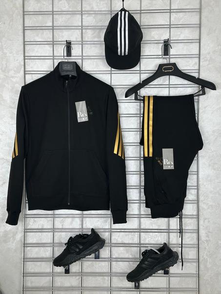 New ensemble ADD Noir avec trois bandes Dorés 2025 high quality