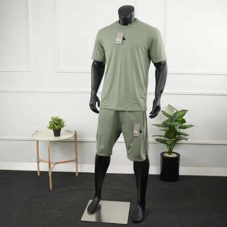 Ensemble ADD homme avec short Vert Kaki modèle 2025 qualité premium