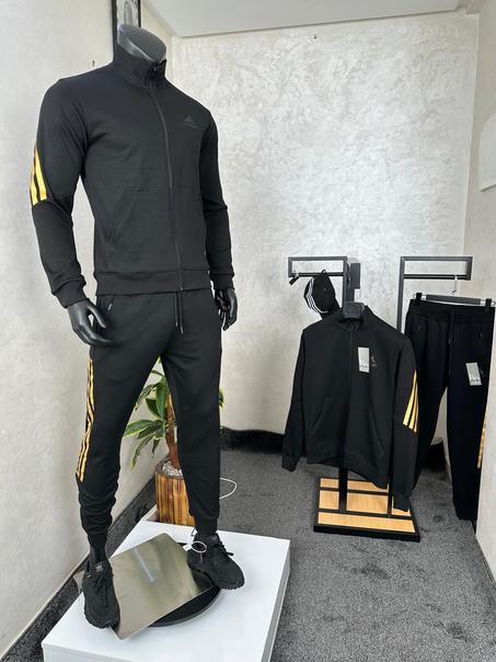 ensemble ADD Noir avec trois bandes Dorés 2025 high quality