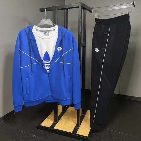 Pack 3 pièces ADD – Survêtement zippé, T-shirt et pantalon