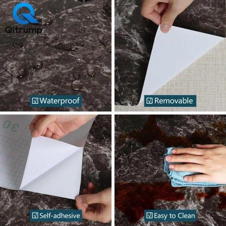 غلاف مساحات المطبخ مضاد للدهون سهل التنظيف عازل ومقاوم للحرارة