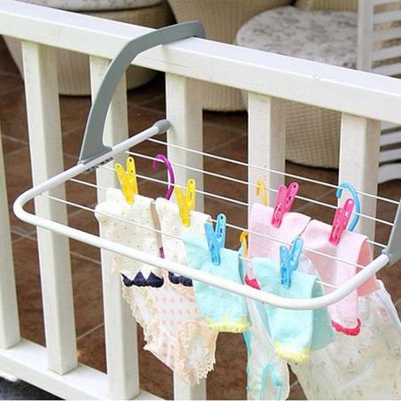 رف نشر الملابس قابل للطي لتجفيف الغسيل متعددة الوظائف