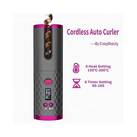 مموج الشعر اللاسلكي الدوار التلقائي