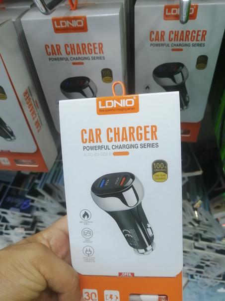 CAR CHARGER LDNIO ORIGINAL 100%