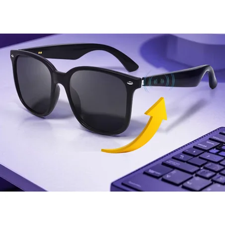 نظارات شمسية ذكية GY500 جديدة للموضة مع ترجمة لاسلكية AI مع مكالمات BT للرجال والنساء