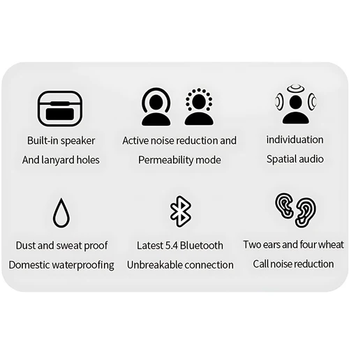 Écouteurs Bluetooth intelligents à écran tactile (Garantie d