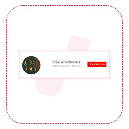 توثيق قناة اليوتيوب : شارة فنان