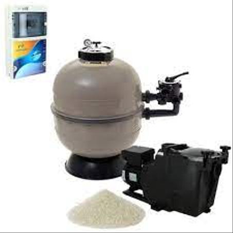 Pompe et filtre à sable piscine