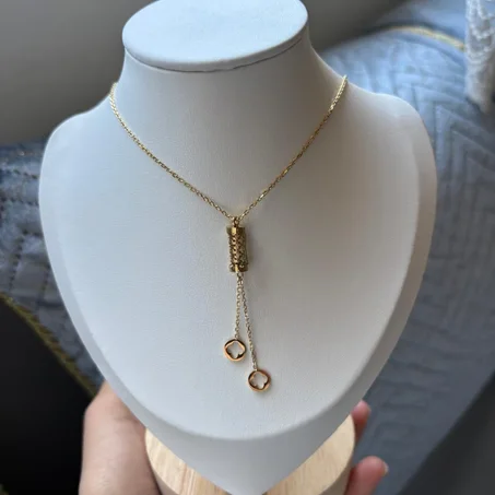 Collier Golden Clover