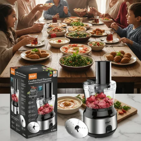 محضر الطعام راف 3 في 1 العملي 600 واط