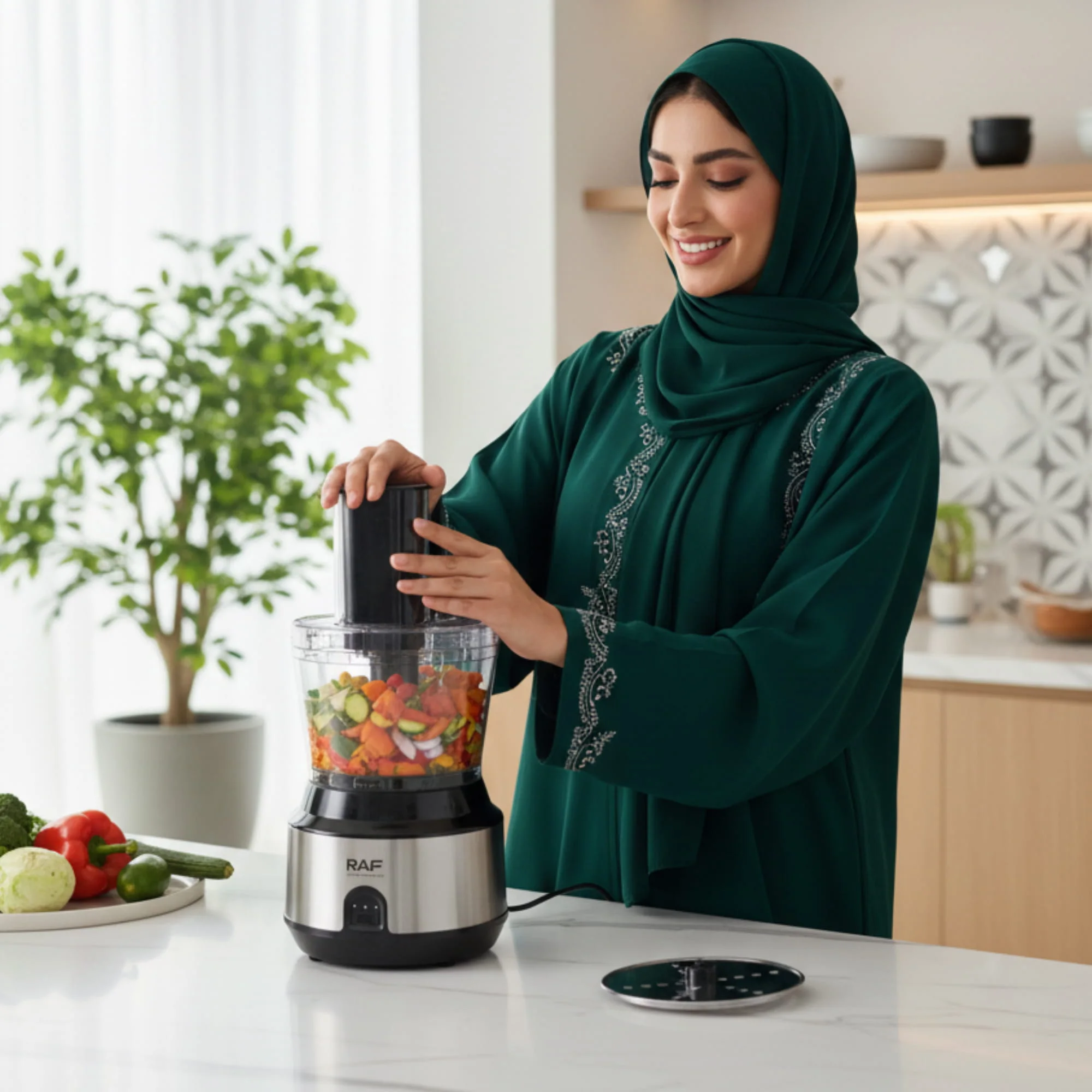 محضر الطعام راف 3 في 1 العملي 600 واط