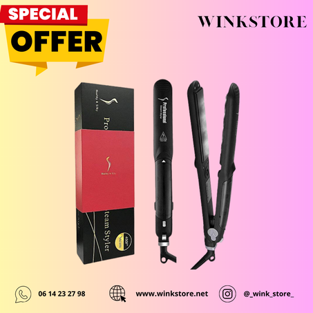 Lisseur a vapeur Professional hair salon steam styler