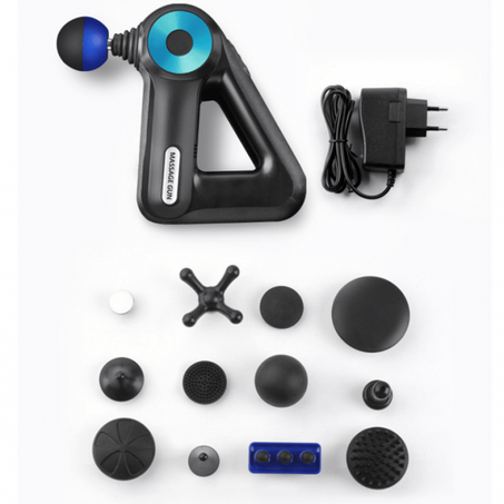 Pistolet de Massage Professionnel à 12 Têtes