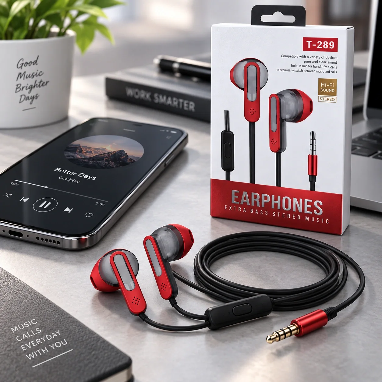 سماعات T-289 Extra Bass