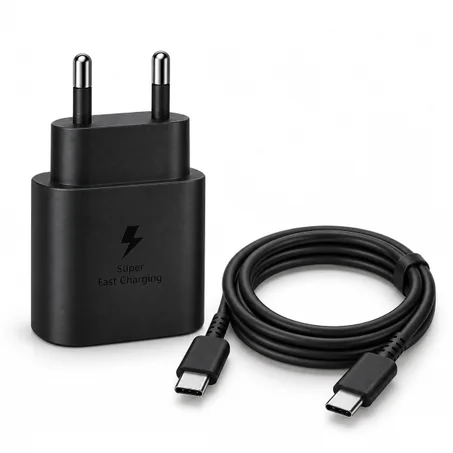 Chargeur Samsung 25W ⚡ شحن سريع، آمن ومثالي للاستعمال اليومي