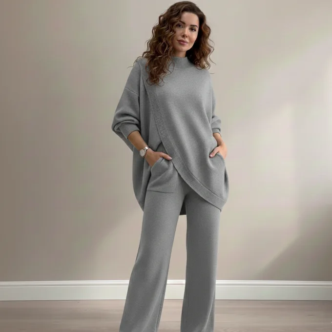 Ensemble 2 piece avec bande croisé moderne