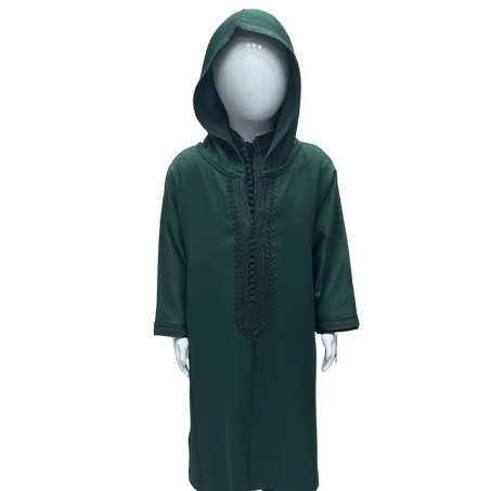 جلابة للأطفال توب كبردين+جبدور بالسروال