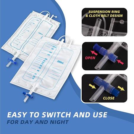 .كيس بول سيليكون قابل لإعادة الاستخدام, للرجال