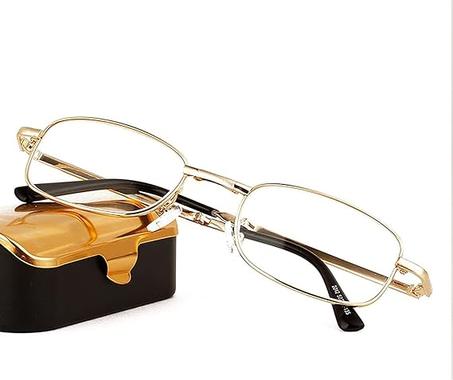 نظارات عصرية فاخرة قابلة للطي  + علبة هدية