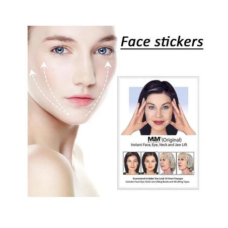 مشد الوجه الاصلي face stickers ( x40 حبة )