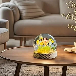 lampe de bureau à fleurs