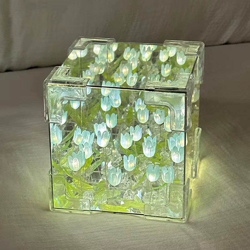 DIX™ - ⭐ LAMPE À FLEUR 🌷 Miroir SANS FIN 🌌